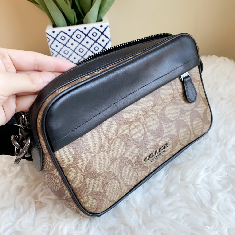 Coach GRAHAM CROSSBODY IN SIGNATURE CANVAS - Picture 3 of 10